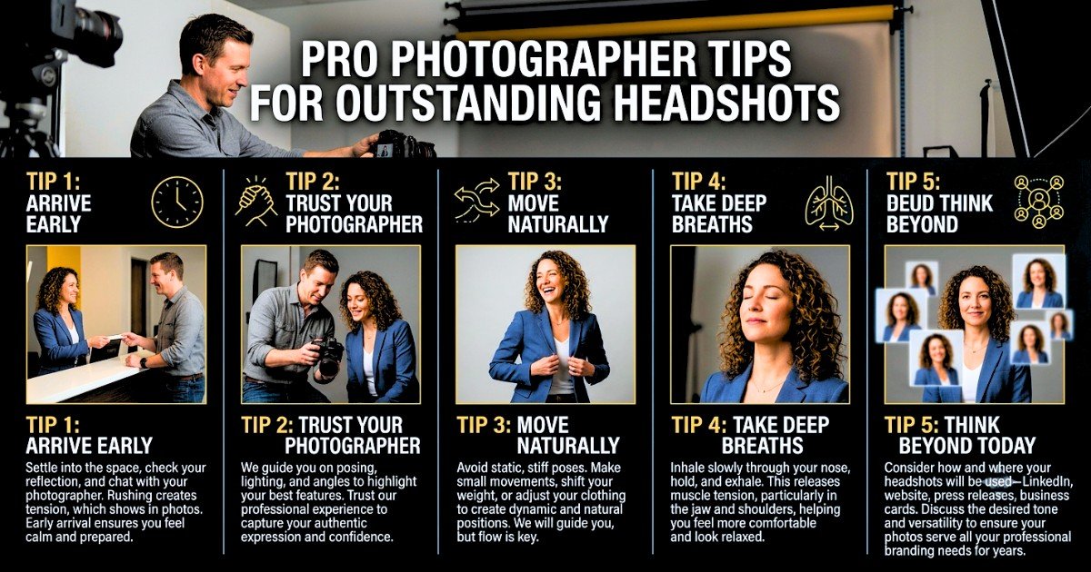 Pro Photographer Tips for Outstanding Headshots